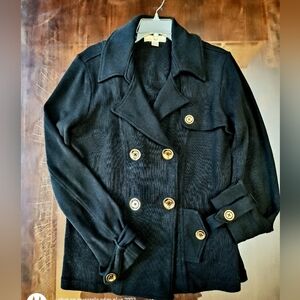 Michael Kors Double Breasted Gold Buttoned Jacket